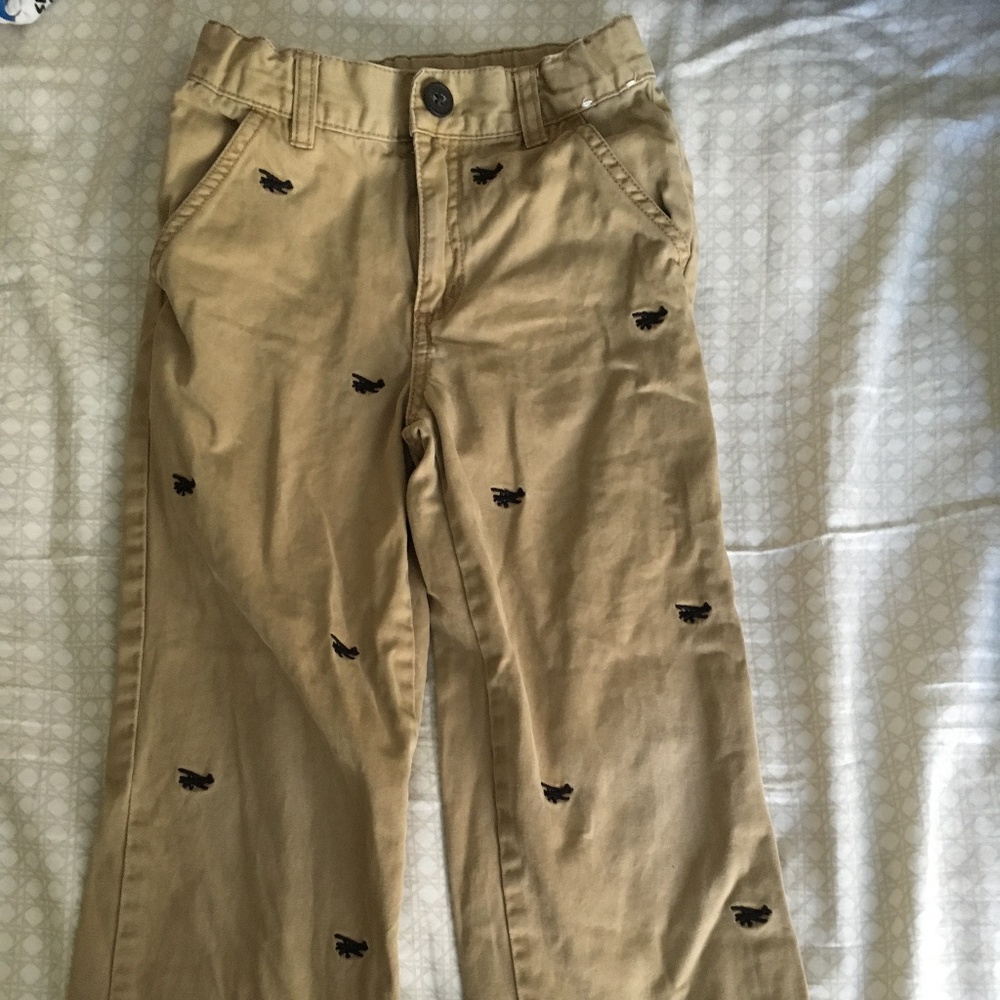 Boys Gymboree Airplane Khakis size 7